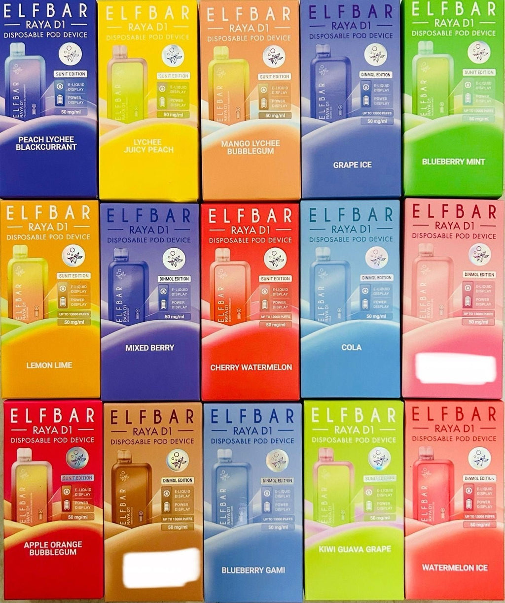 Elfbar RAYA D1 Disposable Vape (13000 Puffs)
