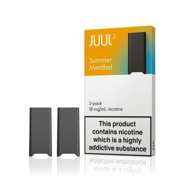JUUL 2 Summer Menthol Pods 18mg – Tropical Cool Vape (2-Pack)