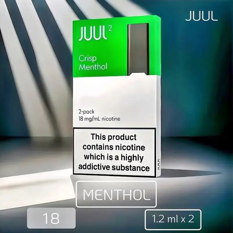 JUUL2 Crisp Menthol Pods (18mg) – Refreshing & Powerful Menthol Experience